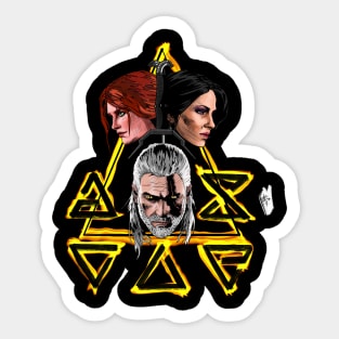 Witcher 3 Big 3 Sticker